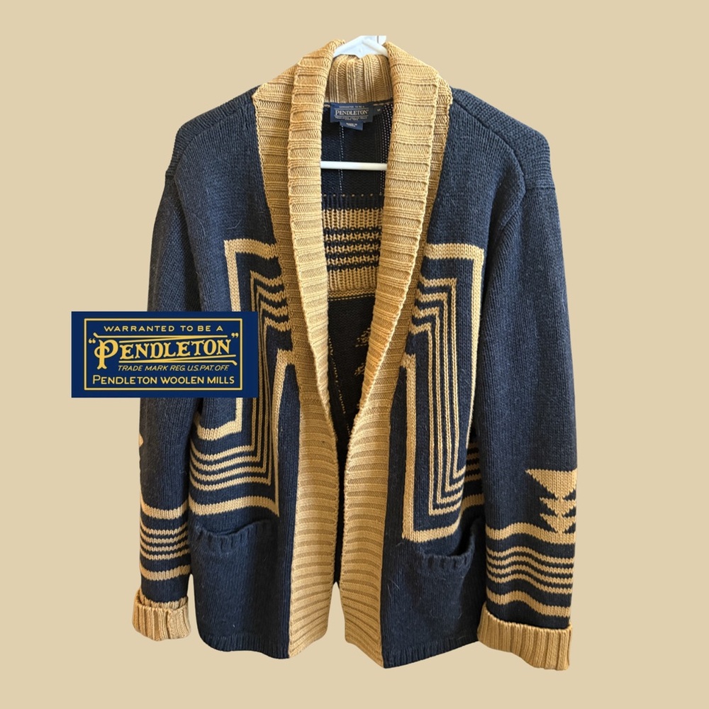 Pendleton Harding Shawl/Cardigan - Picture 3 of 8